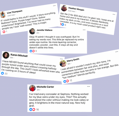 Under-eye Concealer, Moisturising Patches & Anti-Aging Serum